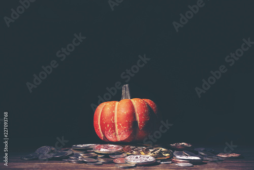 Halloween pumpkins, art pic...