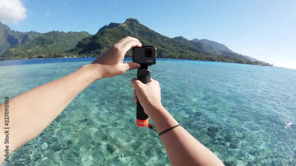 POV, vlogging in Tahiti