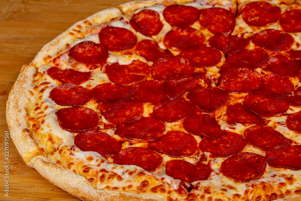 Pizza Pepperoni with salami Pizza Pepperoni with salami