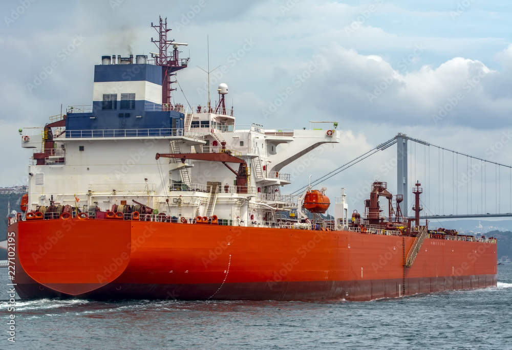 View of modern safety lifeboat carried by a cruise ship for use in emergency evacuation
