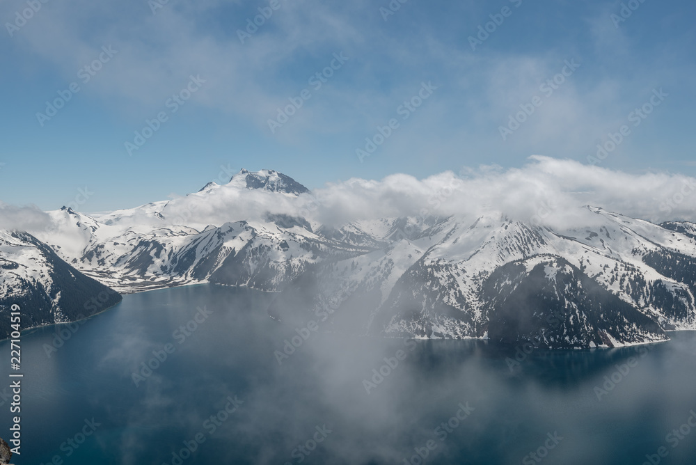 The view from Panorama ridge, Garibaldi Provincial Park, Canada The view from Panorama ridge, Garibaldi Provincial Park, Canada