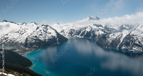 The view from Panorama ridge, Garibaldi Provincial Park, Canada photo