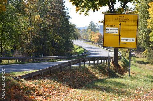 Kelberg Ortseinfahrt, Herbst 2018 photo