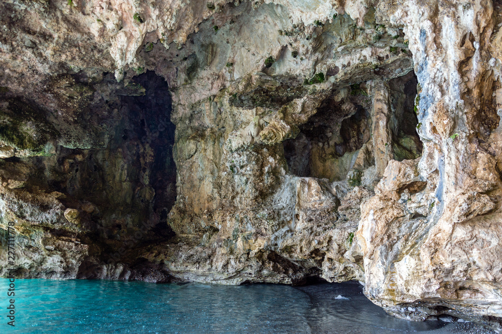 Stunning cave in the seacoast of Palinuro Cilento Italy Stunning cave in the seacoast of Palinuro Cilento Italy
