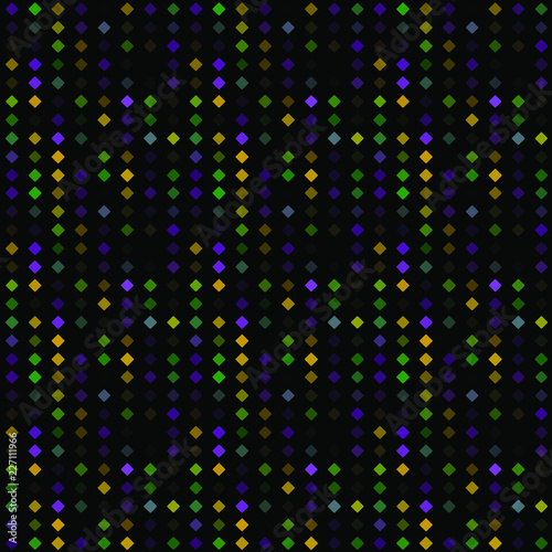 Abstract seamless pattern background with multicolored various rhombuses.