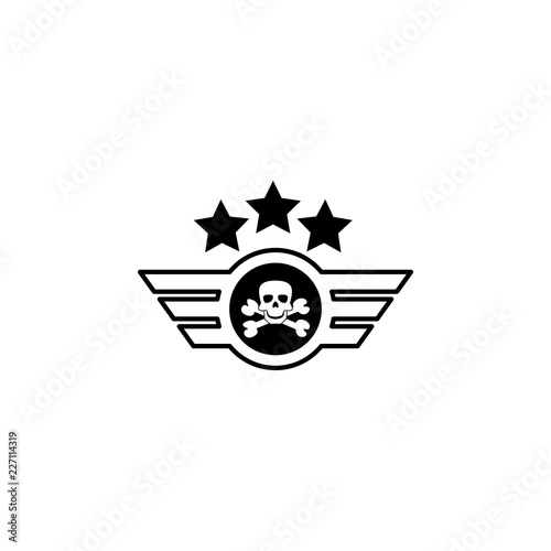 Special squad symbol icon. Element of war and piece. Premium quality graphic design icon. Signs and symbols collection icon for websites, web design, mobile app