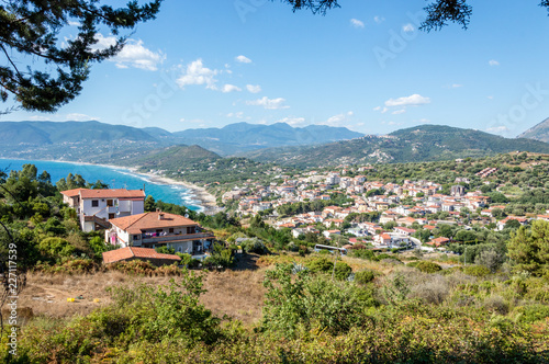 Seacoast of Palinuro with its wonderful crystal clear water sea and caves