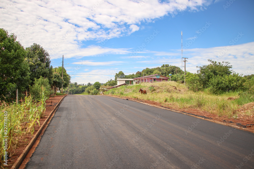 Fototapeta premium Rua asfaltada