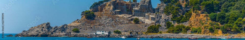 Panorama of Punta dell'Isola Palmaria