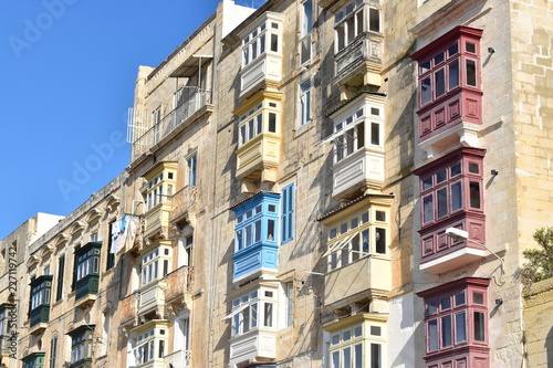 bow window in Valletta - malta