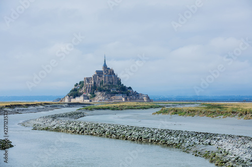 View of the Mont Saint Michel, Normandy France