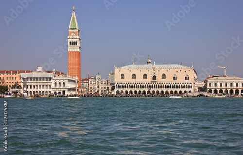 Views of the Piazza San Marco from the water, Venice, Italy