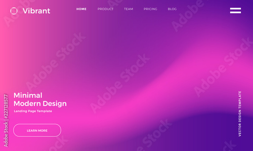 Vibrant gradient background