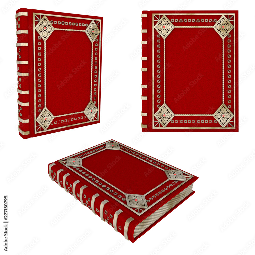Fototapeta premium Beautiful red Book