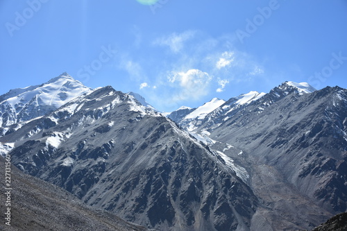 mountains in winter