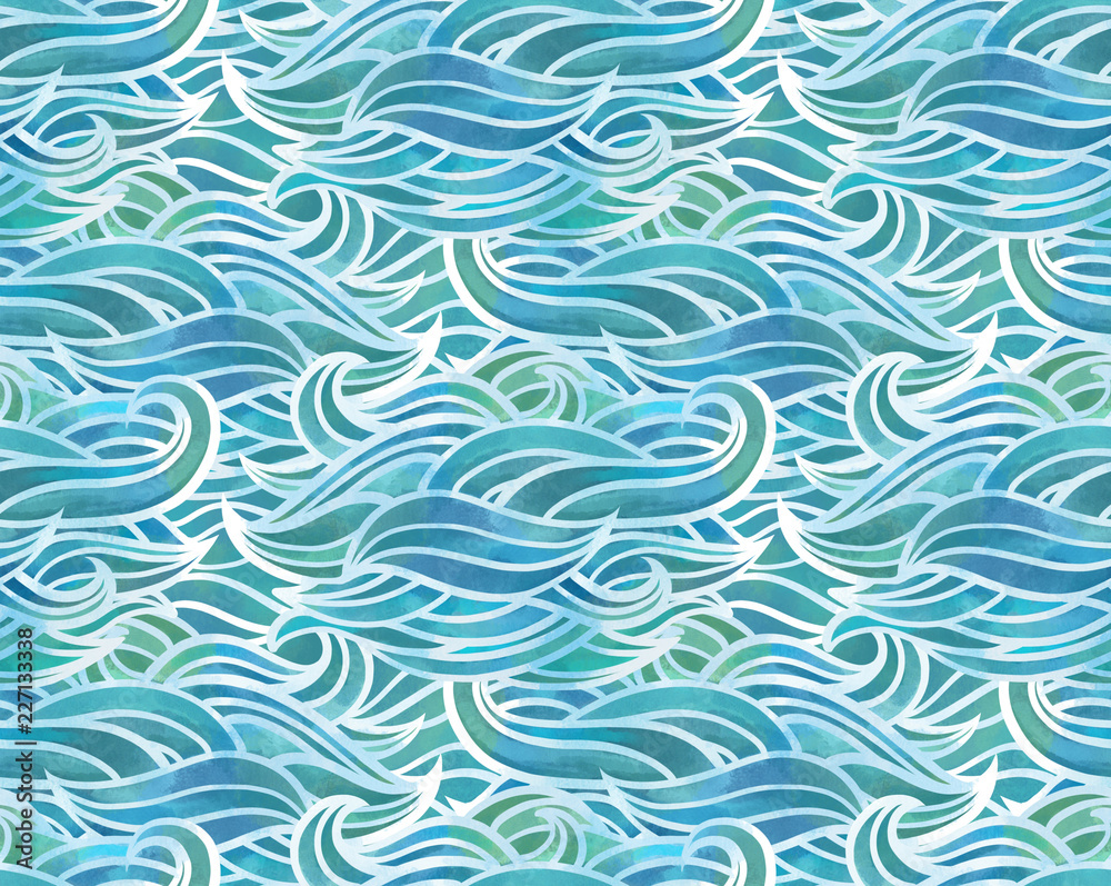 watercolor wavy light blue pattern watercolor wavy light blue pattern