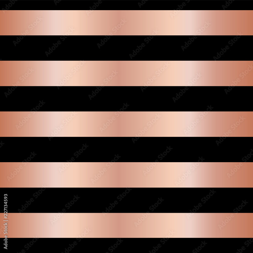 Black rose gold clearance stripes