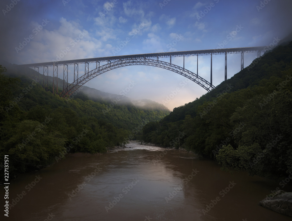 Obraz premium bridge over river