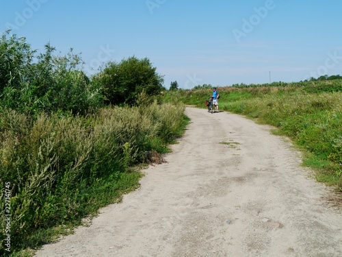 Weg auf dem Feld