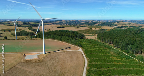 Wind turbines in france