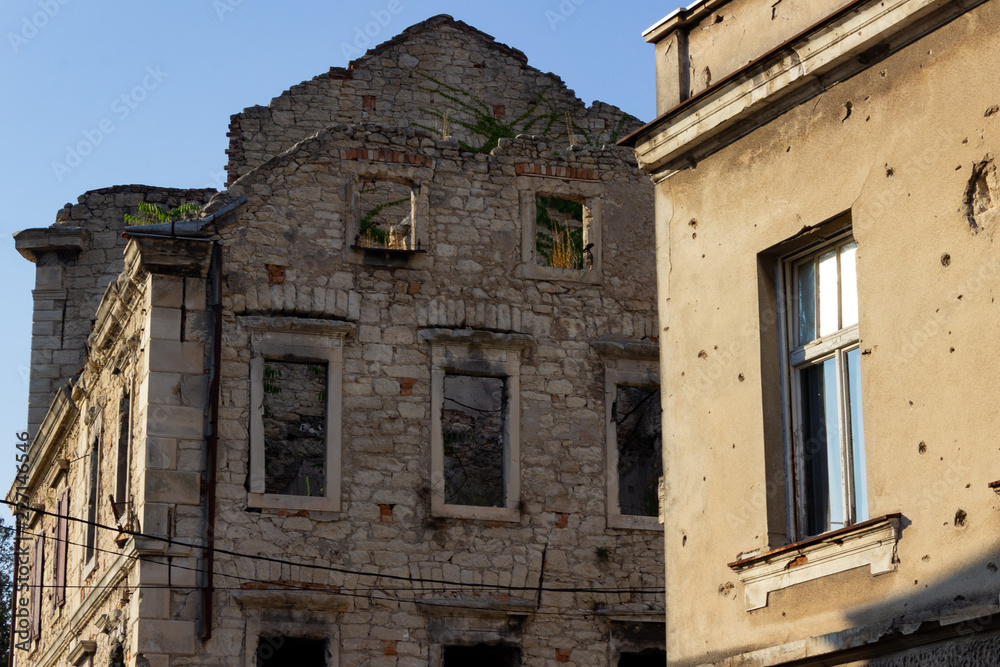 Ruins in Mostar