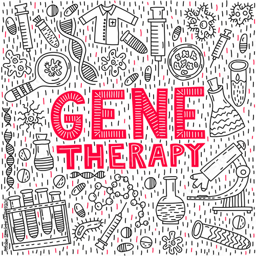 Gene therapy lettering