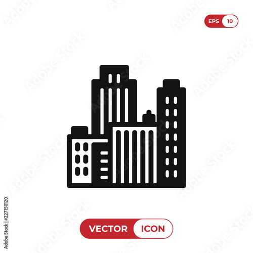 Cityscape vector icon