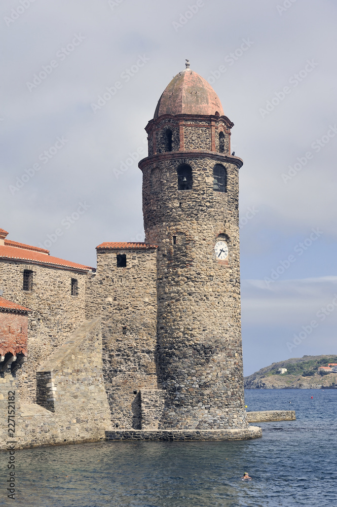 The tower of the royal castle of Collioure