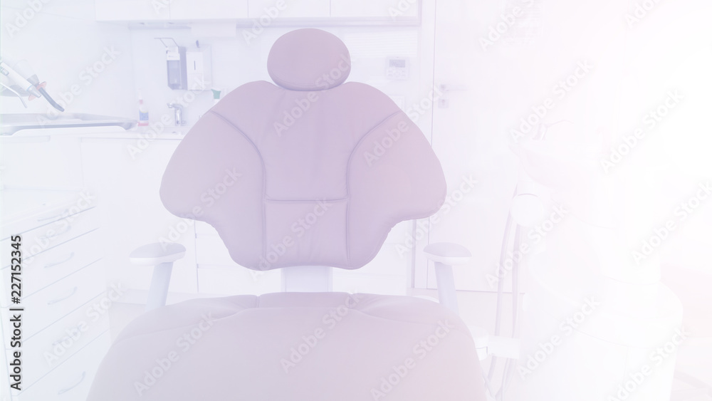 Abstract sharp hospital and clinic interior for background - Processing Blue color white balance