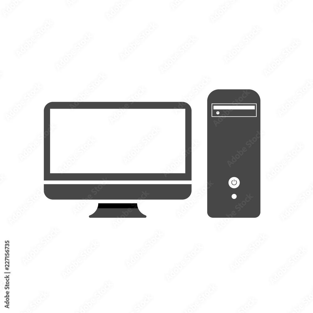 tv monitor pc icon vector illustration screen tv monitor pc icon vector illustration screen