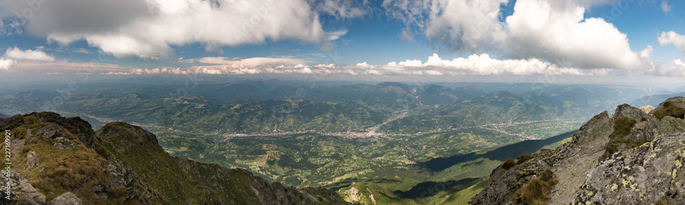 Obraz premium View from Pietrosul