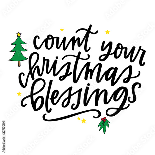 count your christmas blessings