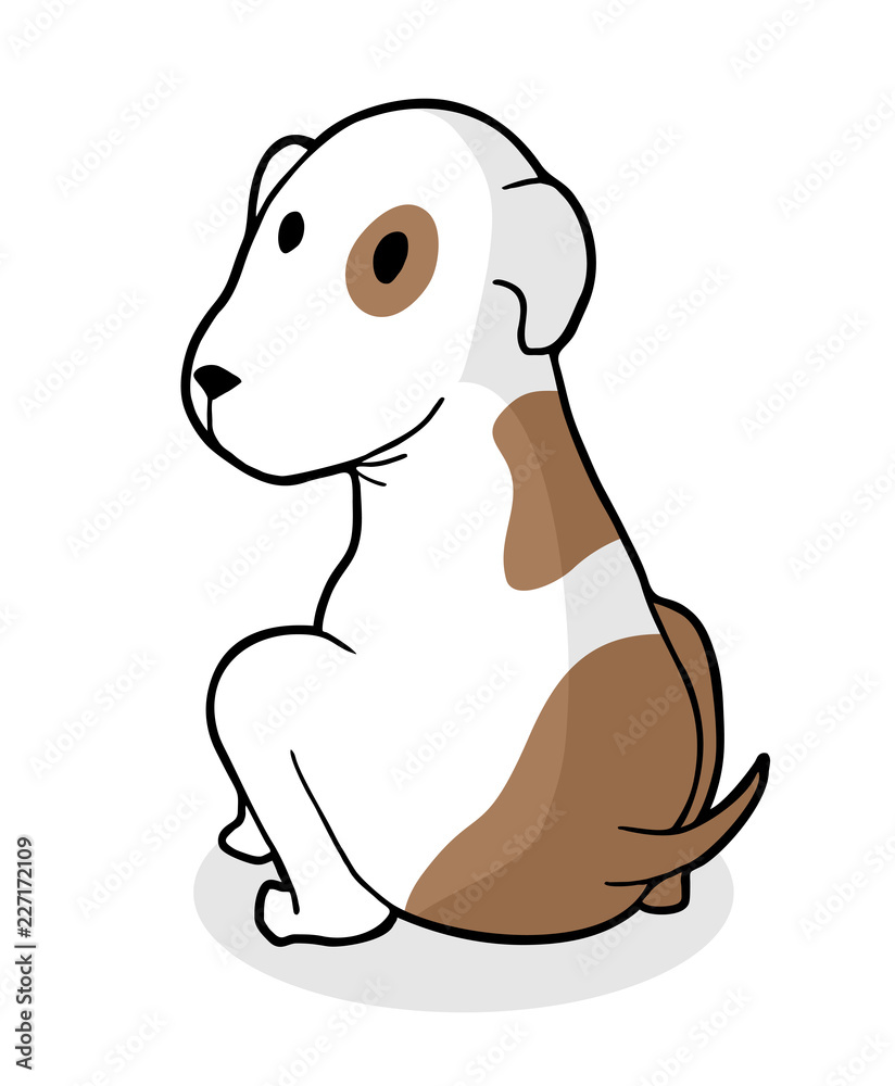 Obraz premium adorable dog illustration
