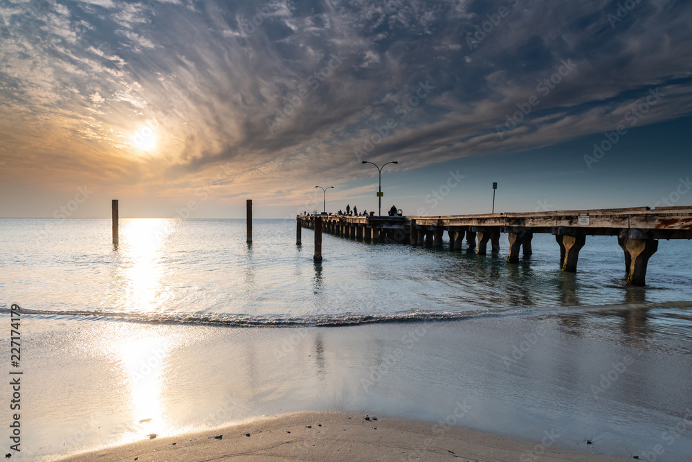 Sunset Seascape and the Jetty