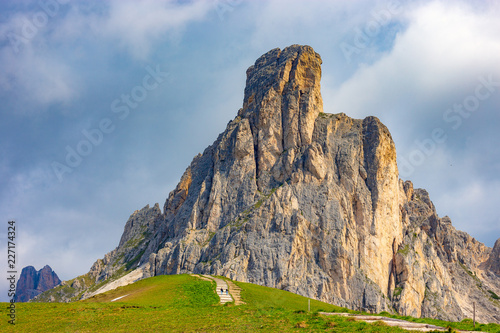 Ra Gusela peak, Dolomites, Italy.