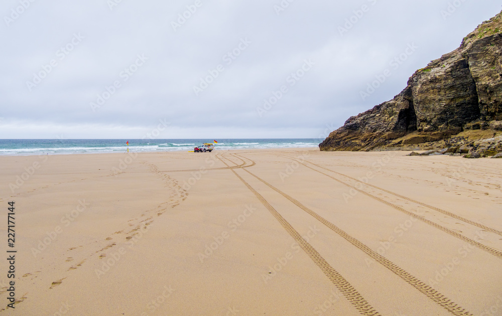 St Agnes Beach in Cornwall - a surfers paradise in England