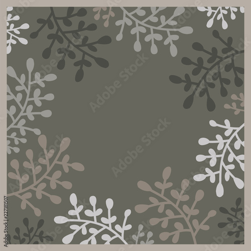 leaf scarf pattern design