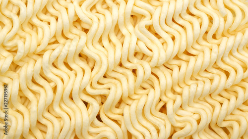 Close up of instant noodles for a background.