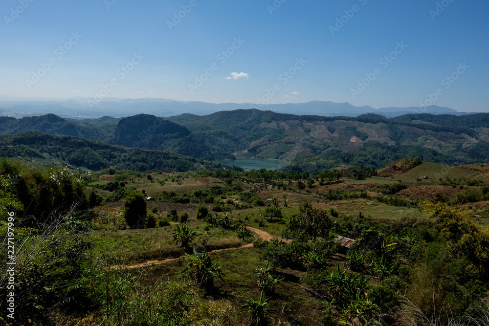 Obraz premium Beautiful nature in Chiang Rai, Thailand.
