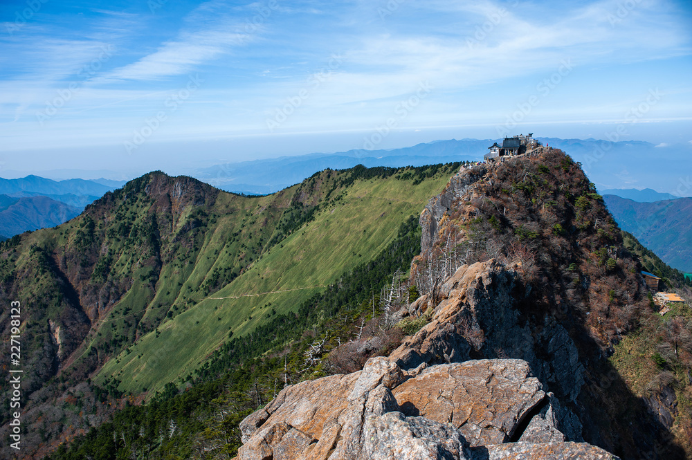 天狗岳より弥山 天狗岳より弥山
