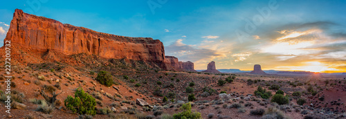 Mitchell Butte is a prominent formation near the Visitor's Center at Monument Valley Tribal Park. photo