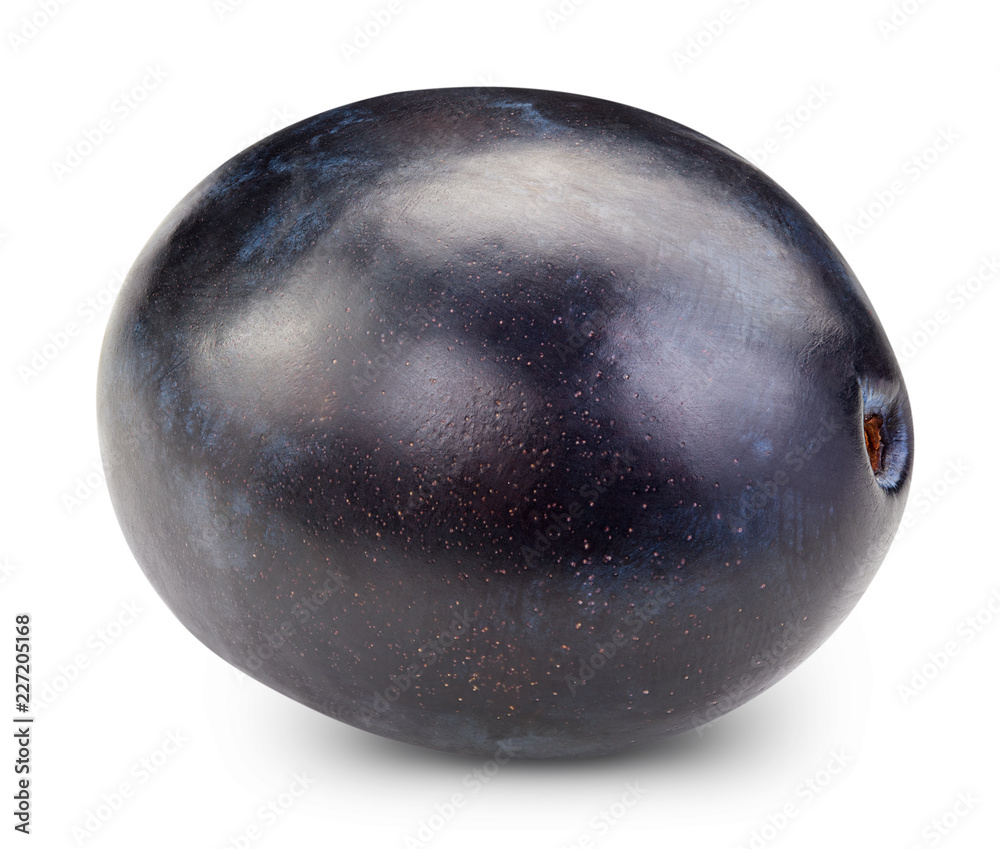 Plum isolated on white Plum isolated on white
