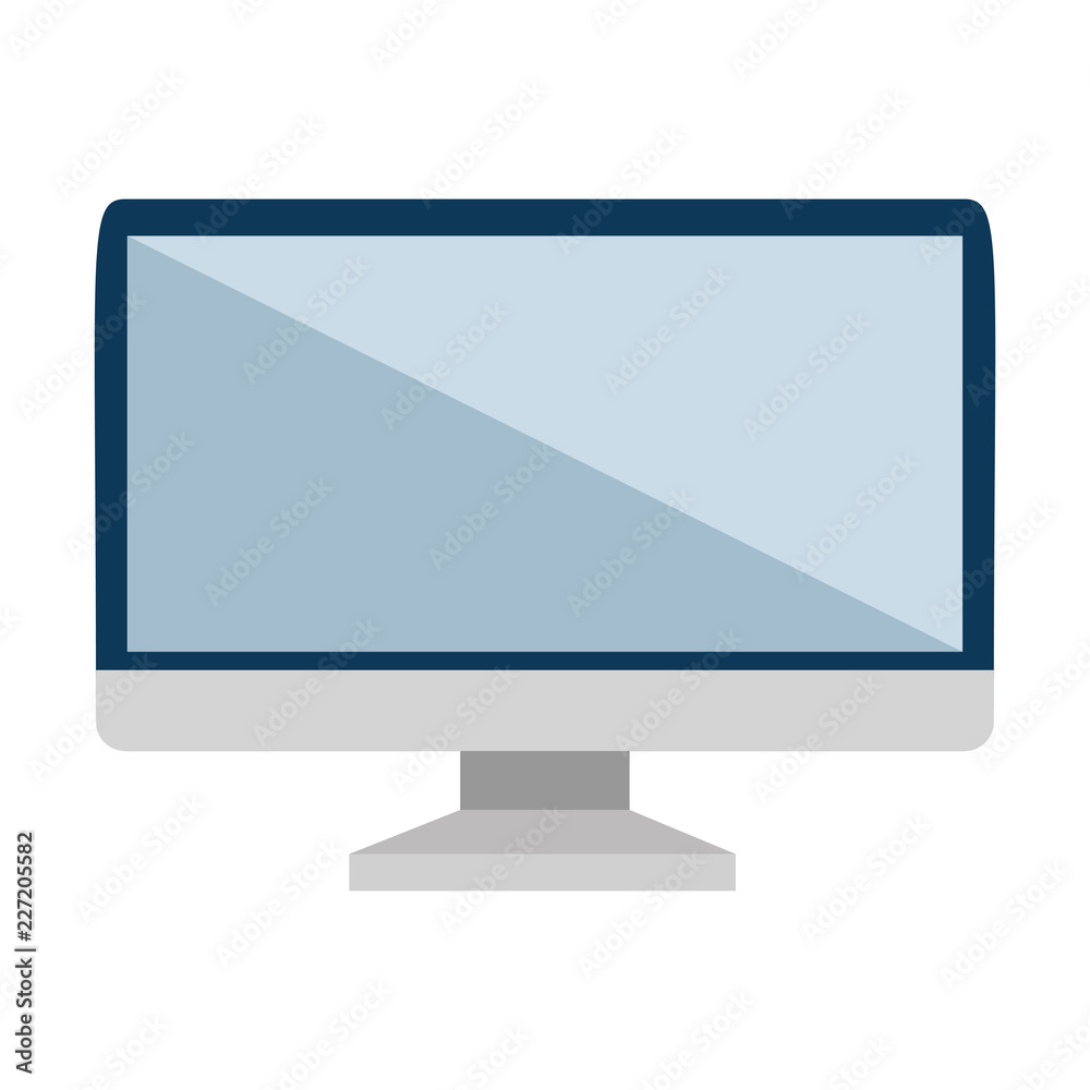 computer monitor isolated icon computer monitor isolated icon