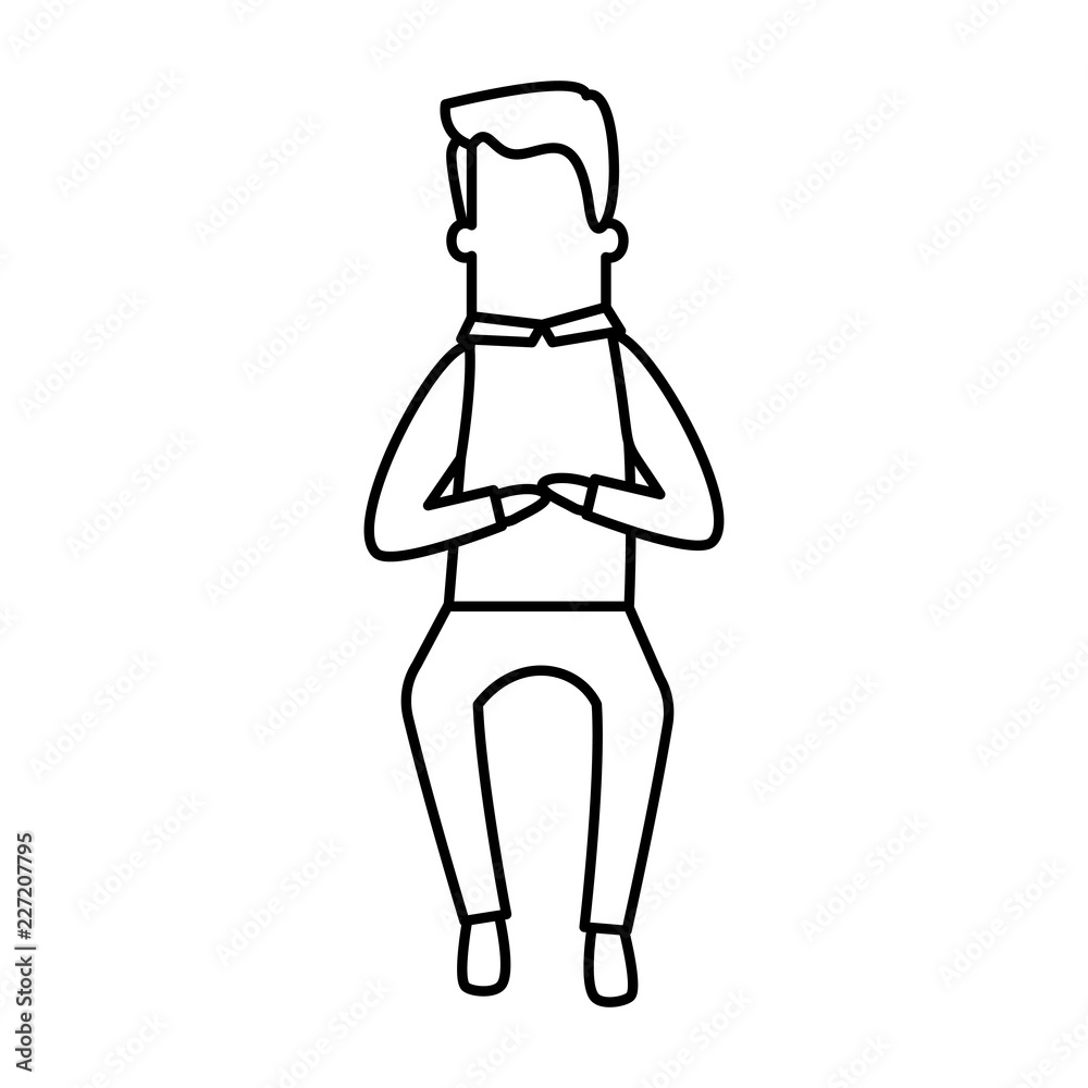 elegant businessman avatar character elegant businessman avatar character