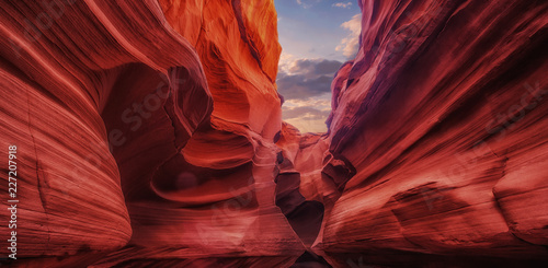 Tableau sur toile The Antelope Canyon, near Page, Arizona, USA