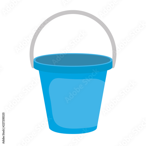 plastic sand bucket icon
