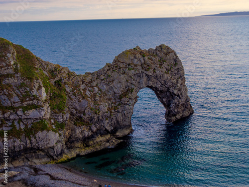 Durdle Door - a famous landmark at the coast of Devon near Dorset