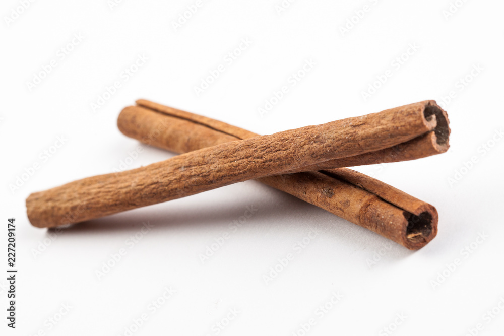 Cinnamon on white background isolated, ingredient Cinnamon on white background isolated, ingredient