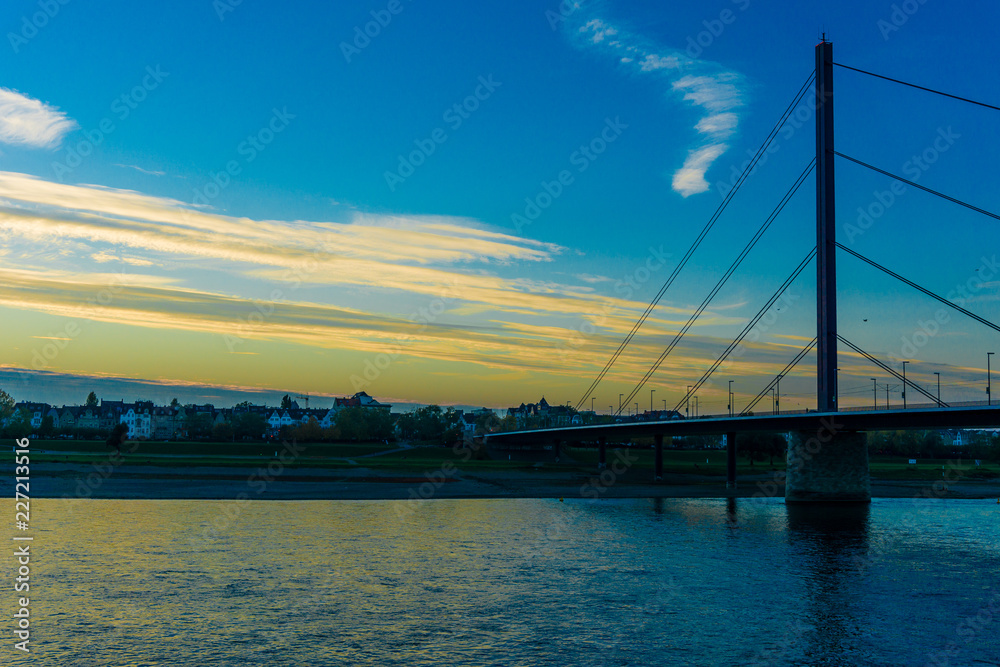 Fototapeta premium Sunset on river