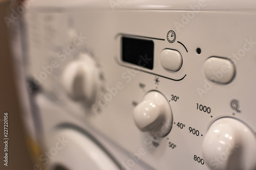 time button on a washing machine
